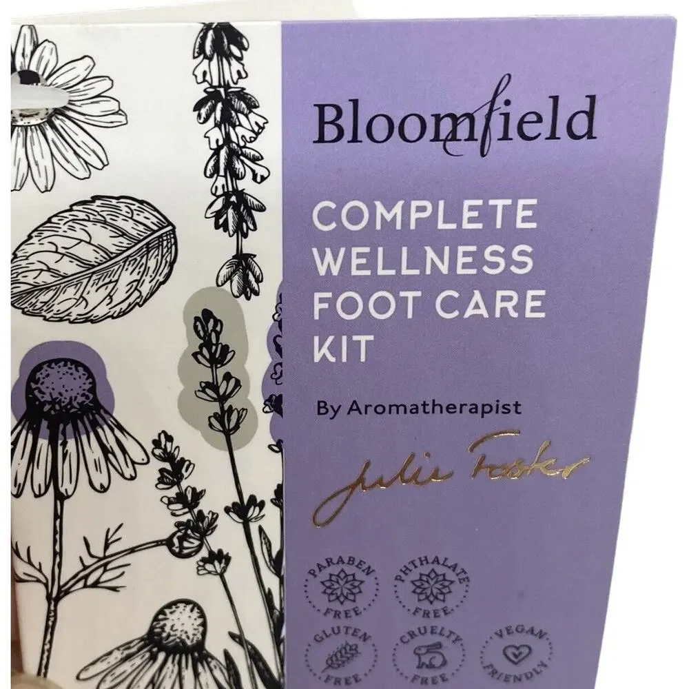 Bloomfield Complete Wellness Foot Care Kit By Aromatherapist Julie Footer New